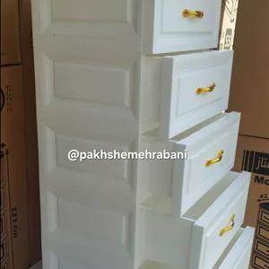 دراور کشویی بزرگ( ۳_۴_۵_۶)طبقه ممتاز پلاستیک رنگ سفید