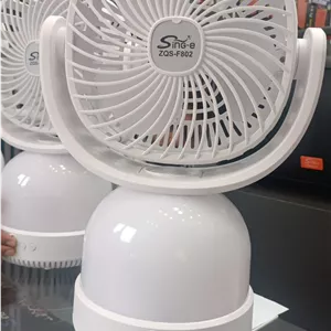 فن کمپینگ شارژی ZQS-F802 | اسپیکر بلوتوثیچراغ اضطراری 🏕️ 
