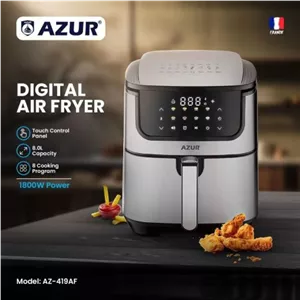 سرخ‌کن بدون روغن دیجیتال آزور مدل AZ-419AF – توان 1800 وات و کنترل لمسی