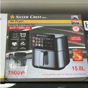سرخکن بدون روغن سیلور کرست 15.8 لیتردو المنت نمایشگر مانیتوری با سبد جداشونده مدل SCP-1588LED