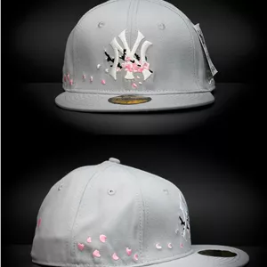 کلاه کپ بیسبالی فیت بک NEW ERA | NEWYORK YANKEES | CHERRY BLOSSOM | GREY