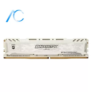 رم کامپیوتر دسته دوم کروشیال CRUCIAL BALLISTIX SPORT BY MICRON DDR4 8GB 2666MHz CL16