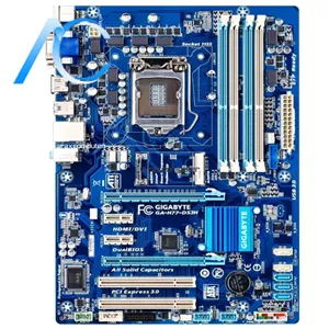 مادربرد دسته دوم گیگابایت مدل MAINBOARD USED GIGABYTE GA-H77-DS3H