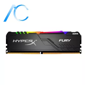 رم کامپیوتر دسته دوم کینگستون RAM KINGSTON HYPERX FURY DDR4 3200MHZ 8GB RGB