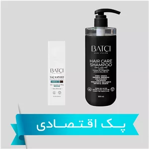 کانسیلر مو پر پشت کننده مو 30 میل باتچیشامپو پروویتامین B5 بدون سولفات 500 میل باتچی (پک اقتصادی)
