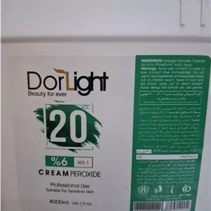 اکسیدان چهار لیتری ضد حساسیت 3 , 6 , 9 درصد دور لایت dor light