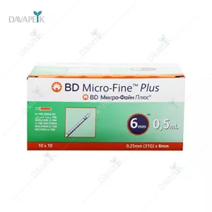 سرنگ انسولین خارجی بی دی بسته 10 عددی - BD insulin syringe