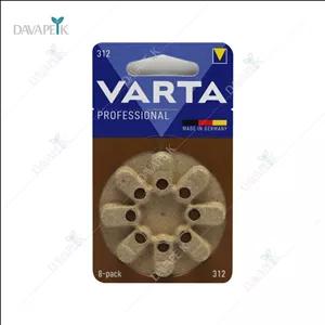 باتری سمعک وارتا شماره 312 تعداد 8عددی - Varta Hearing Aid Batteries No312 8Pcs
