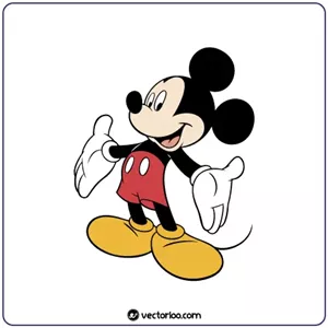 وکتور میکی موس ایستاده 2