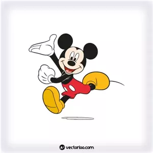 وکتور میکی موس ایستاده 3