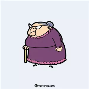 وکتور کاراکتر خانم ویکت در مستر بین 1