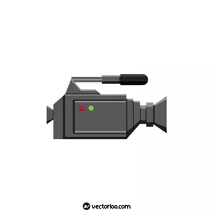 وکتور دوربین فیلم بردرای کارتونی با میکروفن بلند 1