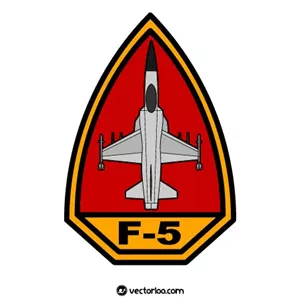 وکتور آرم بازوی خلبان هواپیمای نورثروپ اف-۵ نیروی هوایی ارتش 1