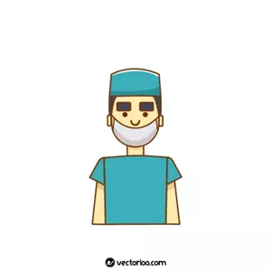 وکتور کاریکاتور پرستار مرد کارتونی 1