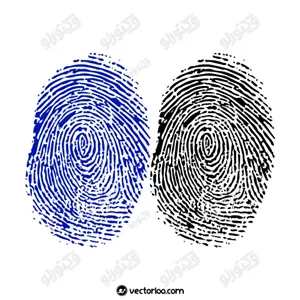 وکتور اثر انگشت سیاه 2