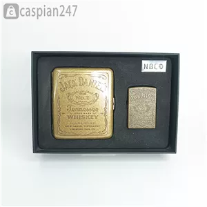 ست فندک و جاسیگاری جک دنیلز طلایی