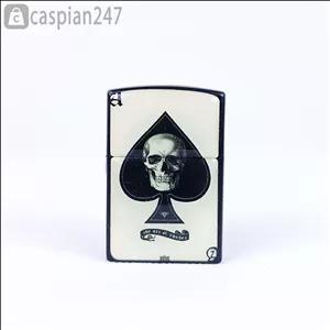 فندک های کپی گازی طرح کارت آس پیک با جمجمه