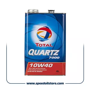روغن موتور خودرو توتال مدل Quartz 7000 حجم 4 لیتر