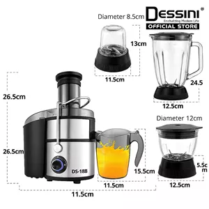 آبمیوه گیری چهار کاره دسینی مدل DS1188