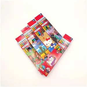 مداد رنگی 6 رنگ آسیا بلند جعبه مقوایی