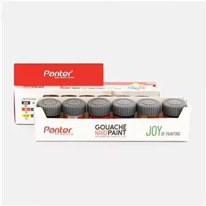 گواش نانو پوشرنگ پوستر  6 رنگ پنتر