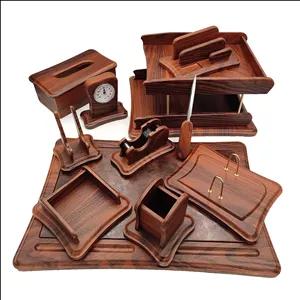 ست مدیریتی 6012 پدیده 12 پارچه قهوه ایی کلیاف