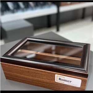 جاقاشقی دو خانه چوبی رومر با درب شیشه‌ای | خرید از سورپرایز گالری