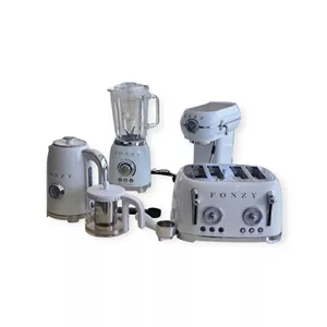 ست صبحانه 4 پارچه برند فونزی طرح اسمگ