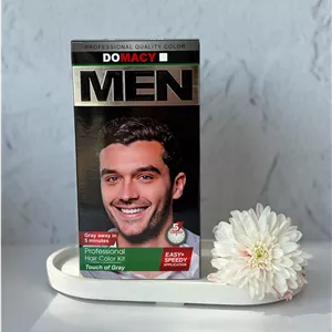 رنگ مو مردانه دوماسی تاچ آف گری (کیت رنگ مو آقایان)