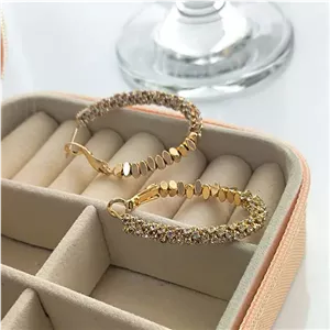 گوشواره نگین دار ترکیبی ژوپینگ