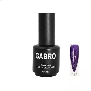 ژل لاک 15 میل گابرو کد 127 ساده GABRO