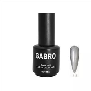 ژل لاک 15 میل گابرو کد 118 ساده GABRO
