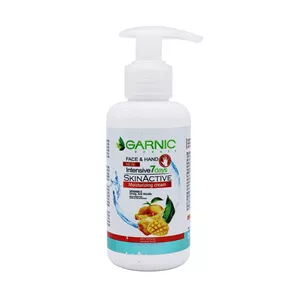 گارنیک کرم مرطوب کننده دست و صورت 125 میل پمپی هلو انبه GARNIC