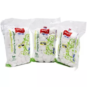 پنبه توپکی سفید رایا | بسته 100 گرمی