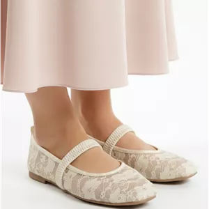 کالج روفرشی زنانه توری گیپور پنجه مربعی تخت