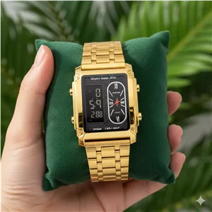 ساعت BIN BOND بوگاتی مردانه | مشکی طلایی