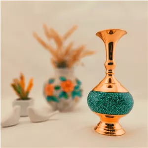 خریدگلدان گیلاسی فیروزه کوب | صنایع دستی هنر روح اصفهان