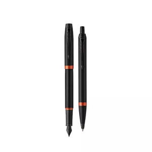 ست هدیه خودنویس و خودکار پارکر Parker مدل آی ام گیره نارنجی