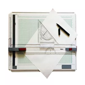 تخته رسم ثابت تابل Table مدل پروفیل Profil دو قفله به همراه گونیا(شطرنجی) 