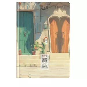 دفتر یادداشت جیبی کد N-05 طرح پسرک موتورسوار مسترنوت Mrnote