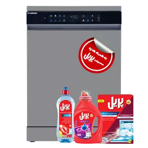ماشین ظرفشویی ایکس ویژن مدل S151 رنگ نقره ای