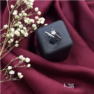 انگشتر نقره زنانه مدل طرح جواهر کد SWA1496 