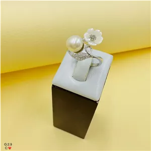 انگشتر نقره زنانه مدل طرح جواهر کد SWA331 