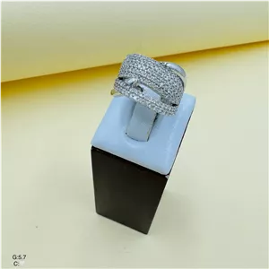 انگشتر نقره زنانه مدل طرح جواهر کد SWA373 