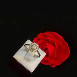 انگشتر نقره زنانه مدل طرح جواهر کد SWA452 