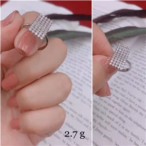 انگشتر نقره زنانه مدل طرح جواهر کد SWA677 