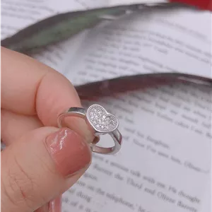 انگشتر نقره زنانه مدل طرح جواهر کد SWA702 
