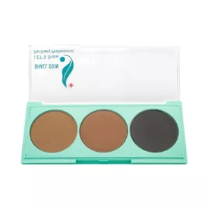 ✨ پالت سایه چشم سه عددی شال کوین شماره 603 | Shall Coin 3-Color Eyeshadow Palette 603