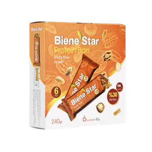 پروتئین‌ بار ناتس بار بین استار - بسته ۶ عددی