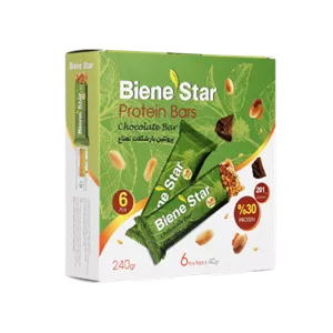 پروتئین بار شکلات نعناع بین استار - بسته ۶ عددی